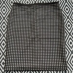 Calvin Klein Checkered Black and White Women's Skirt